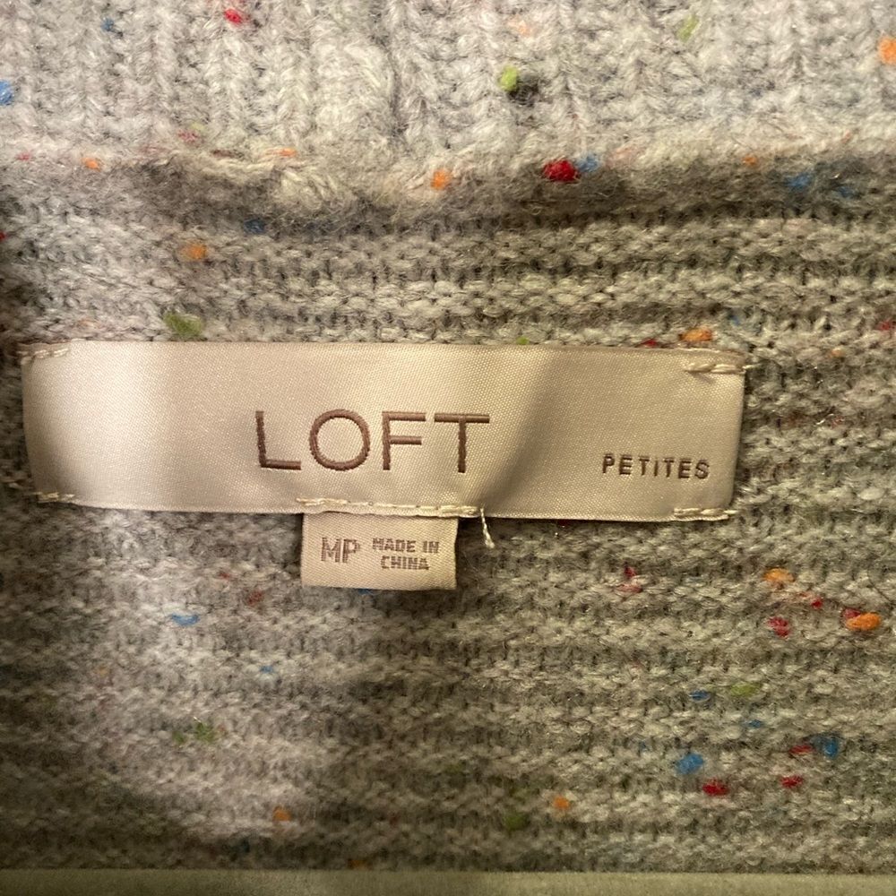 Loft Grey Confetti Sweater  - Picture 9 of 9